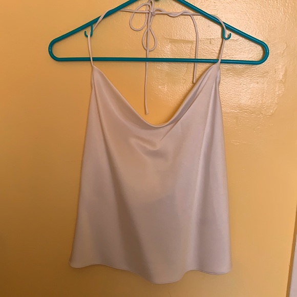Alice + Olivia Tops - Alice and olivia’s ivory satin halter slip. Size xs/tp. Worn once